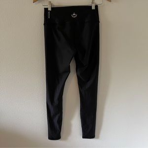 Totemmi Black Full Length Yoga Leggings-Small